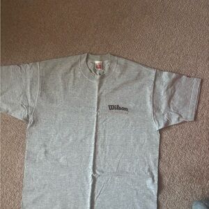 Wilson Men's XL Gray Short Sleeve Tee VINTAGE & Beauty Gift Bag
